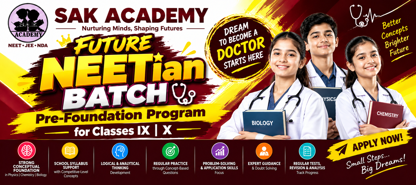 FUTURE NEETian BATCH Pre-Foundation-IX | X