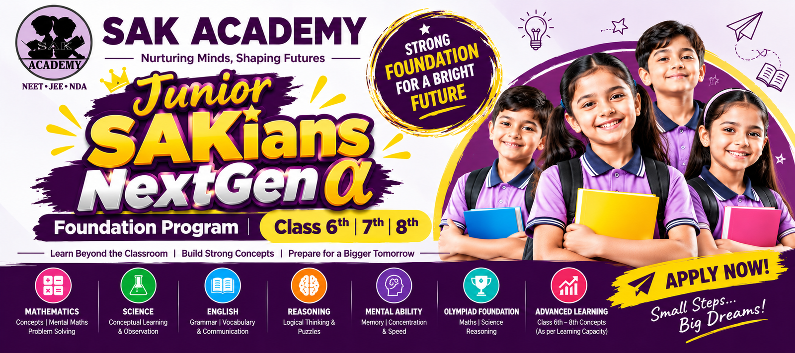 Junior SAKians NextGen Batch