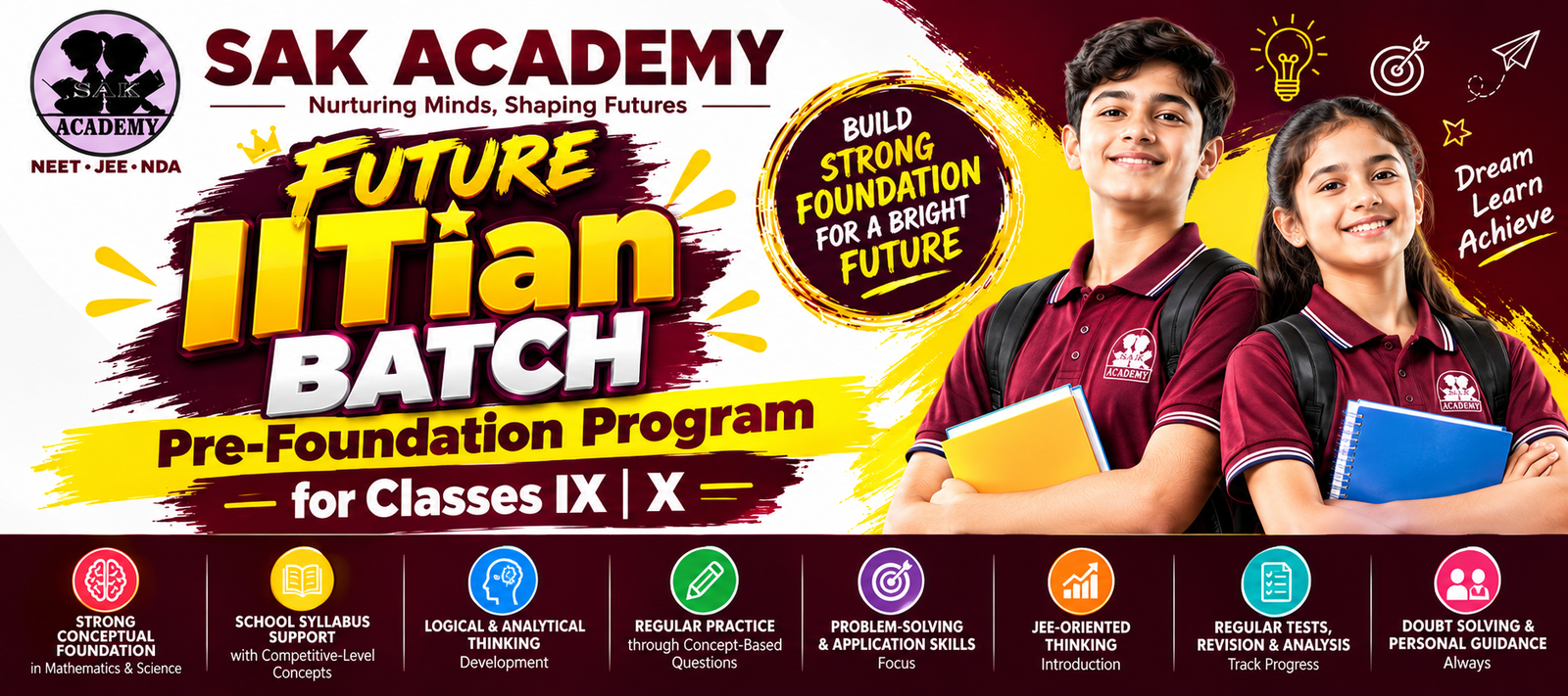FUTURE IITian BATCH Pre-Foundation-IX | X